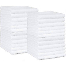 24er-Pack Baumwollhandtücher, 30 x 30 cm, schnelltrocknend, hohe Saugfähigkeit, geeignet für Bad und Salon