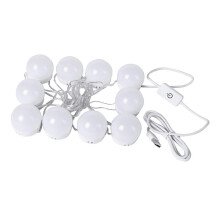 Vanity Mirror Light Bulb LED Adjustable Brightness 3 Color Modes Eye Protection