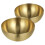 Stainless Steel Salad Bowls 2pcs Golden Stackable for Ramen Bibimbap 1