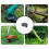 4-Pack Spool Covers for Cordless Trimmer, Compatible with Parkside 20V Models, ABS Material 3