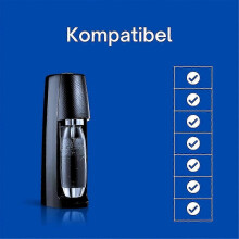 Tuercas de repuesto compatibles con el conector de CO2 Quick-Fit de SodaStream Jet Spirit Crystal Terra Duo 1.0 2.0 25-26a