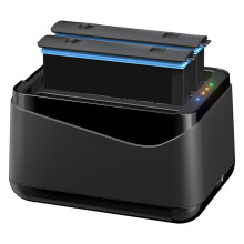 Battery Charger for X5, 3 Slot Battery Charging Station Storage Compartment Accessories (NOT Included Battery)