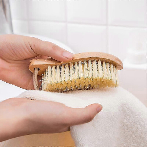 Cleaning Brush with Hard Bristles for Tough Dirt, Ergonomic Handleless Design 2