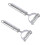 Stainless Steel Potato Peeler 17.6x5.5cm Silver Kitchen Peeler Tool 2