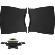 Table Kit Compatible with Weber Q2000 Q2200 Q2400 2014 Grill, Metal Portable Side Tables Replacement