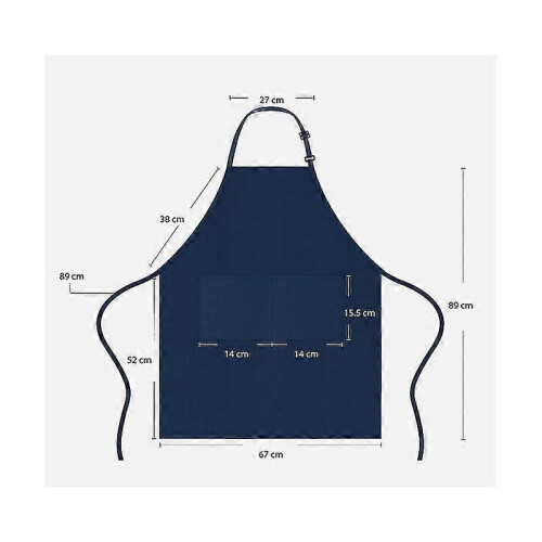 Adjustable Bib Apron 2 Pack, Polyester Sleeveless Aprons with Pockets for Stain Resistance 2