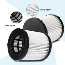 Paquete de 3 filtros HEPA para aspiradoras Dewalt DCV580, DCV581H y DCV5801H (para uso en seco y húmedo), con cepillo de limpieza.