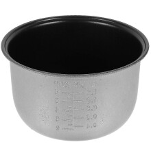 Rice Cooker Inner Pot Replacement 2L Aluminum Compatible with Rice Cooker Silver