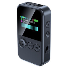 5.4 Receiver Transmitter 3.5mm AUX TF Card Playback HiFi Wireless Audio Adapter LED Digital Display