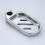 Shower Rail Soap Dish ABS Plastic Silver Adjustable Clip-on Bathroom Holder 3