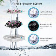 Pet Fountain Filter Replacement for 0.5/1/2.5/4 GAL Gravitys Water Cat Fountain Filters Dog Water Dispenser Filters 12PC