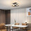 Modern LED Ceiling Light 22W Square Acrylic Aluminum Warm Light 6000K 4