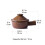 Stone Wave Microwave Cooker Non-Stick Ceramic Baking Pan, 28cm Brown Stoneware 4