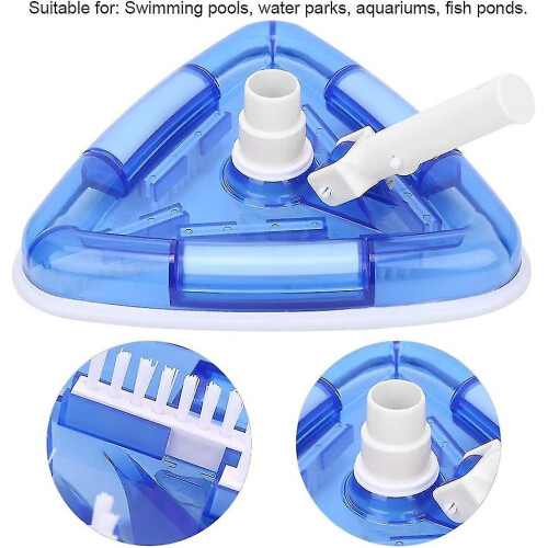 Swimming Pool Vacuum Head Heavy Duty Triangular for Pools Water Parks Aquariums 2