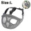 Short Snout Dog Muzzle for Bulldogs, Adjustable Breathable Mesh, Sizes S M L 2