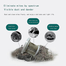 Limpiador a vapor y aspiradora para camas, sofás y alfombras, agitación de 6000 rpm, filtro lavable, alimentación USB.