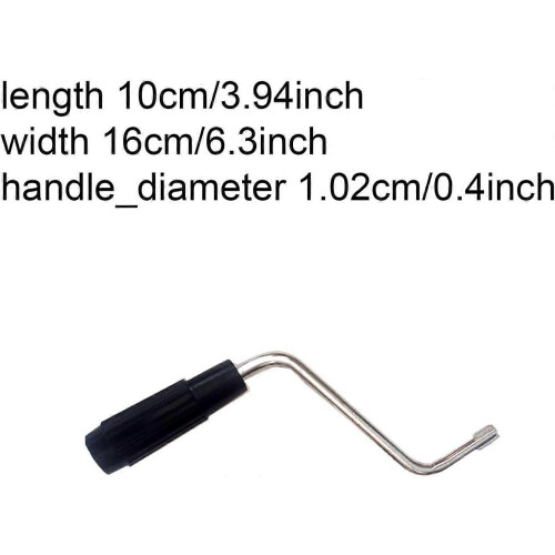 Pasta Maker Handle Compatible with Manual Noodle Machines, Ergonomic Grip, Secure Clamp, Quick Installation 1