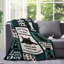 French Bulldog Flannel Wool Blanket 240x220cm Super Soft Polyester Fiber All Seasons