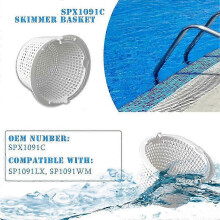 2er-Pack Skimmerkorb mit Griff, kompatibel mit Hayward SPX1091C SP1091LX SP1091WM Aufstellpool-Skimmer