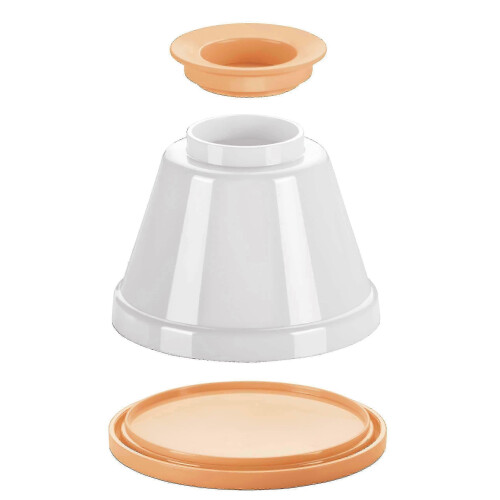 Panna-Cotta-Förmchen mit Deckel, 4er-Set, ABS-Kunststoff, 150 ml Puddingförmchen 1