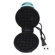 Mini Waffle Maker, Double Sided Round Sandwich Toaster with Even Heat and Non-Stick Tray