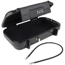 Wall Mounted Waterproof Key Safe with 4 Digit Code, Large Outdoor Key Box, Steel Construction