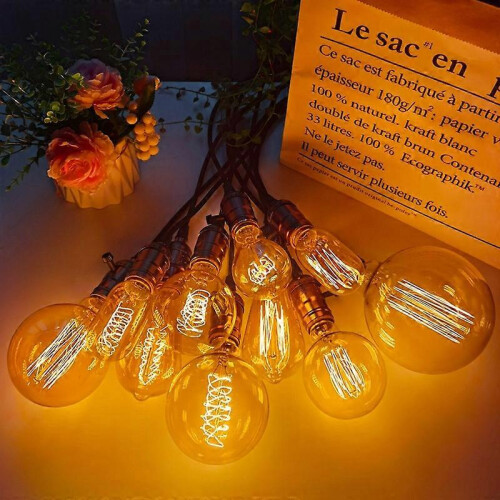 A60 LED Antique Vintage Decorative Light Bulb E27 40W Dimmable 220V 4pcs 1