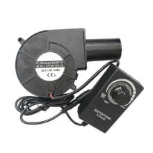 Soffiatore USB da 97 mm a 12 V CC con regolatore di velocità e condotto dell'aria.