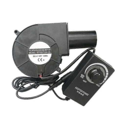 97mm USB DC 12V Blower with Adjustable Speed Controller and Air Duct