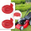 Spool Cap Replacement Compatible with Einhell GE-CT 18 28 Li Cordless Grass Trimmer, ABS, 4Pcs 2