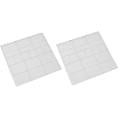 2pcs Air Conditioner Filter Dustproof Screen Compatible with Indoor Hanging AC Unit, 31.9x28.3cm 1