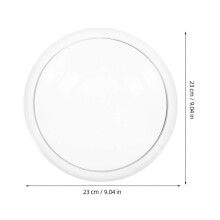 Klarglas-Blumentöpfe für Sukkulenten, 3er-Pack, 23 cm quadratisch, für Schreibtisch und Fensterbank