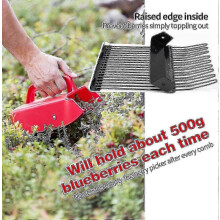 Beerenpflückrechen mit Schaufel, Metallkamm und ergonomischem Griff für Blaubeeren, Preiselbeeren, Heidelbeeren und andere kleine Beeren