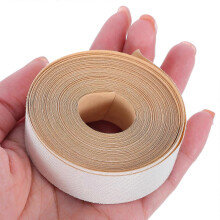 Lamp Shade Edging Strips, 2 Rolls Self-Adhesive Cloth Banding, Beige, 5 Meter