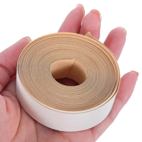 Lamp Shade Edging Strips, 2 Rolls Self-Adhesive Cloth Banding, Beige, 5 Meter