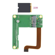 For Raspberry Pi 5 PCIE to M.2 HAT+ Compact Expansion Board NVMe SSD for Raspberry Pi 5 Accessories