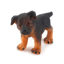 mini-hondenmodellen voor op het bureau, levensechte PVC-dierenfiguurtjes