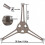 Universal Rotating Microwave Turntable Stand, Compatible with Various Brands, 24 cm Cross Support Platform 2