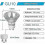 GU10 Halogen Bulb 50W Dimmable Warm White 2800K 220V 8-Pack Spotlights 2
