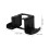 Ceiling Fan Mounting Bracket Compatible with Light Fixtures, Black Steel Installation Kit 1