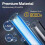 2 Pack 13W UV-C Replacement Bulb Compatible with G23 Base Inductive Ballast Pond Filter System 8000 Hours Lifespan 4