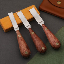 1PC 12-16mm Leather Beveler Skiving Beveling Thinning Pushing Grooving Trench Leathercraft Handwork DIY 16mm