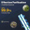 2 Pack 13W UV-C Replacement Bulb Compatible with G23 Base Inductive Ballast Pond Filter System 8000 Hours Lifespan 5