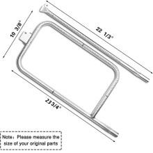 Stainless Steel Burner Compatible with Weber Q300 Q3000 Q320 Q3200 Gas Grill Replacement Kit