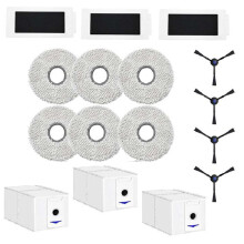 For DEEBOT T30 Pro Omni Robot Vacuum Cleaner Accessory Filters Cloths Side Brushes Dust Bags Cleaning Brush