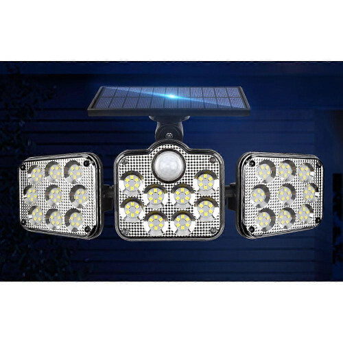 Solar Light with Remote Control Motion Sensor 122 LED 270 Angle IP65 Waterproof 2