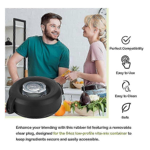 Replacement Lid Compatible with Vitamix Low Profile 64 oz Containers for Classic Explorian Series
