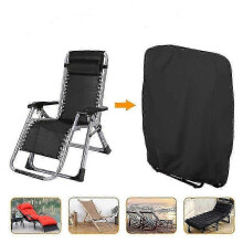 Housse de chaise zéro gravité imperméable et anti-poussière pour chaises pliantes d'extérieur