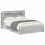 VidaXL vidaXL Bed Frame with Storage Concrete Grey 160 x 200 cm 1