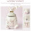 Ceramic Storage Jar with Lid Bunny Shape 420ml Pantry Shelf Container 2
